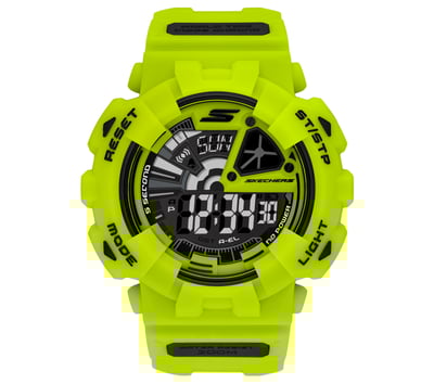 Digital Neon Green Watch