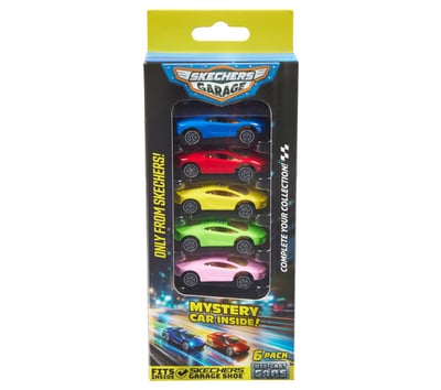 Skechers Garage Toy Cars - 6 Pack