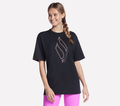 Stud Diamond Short Sleeve Tee