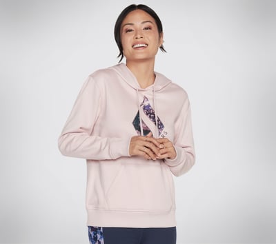 Diamond Forever Floral Pullover Hoodie