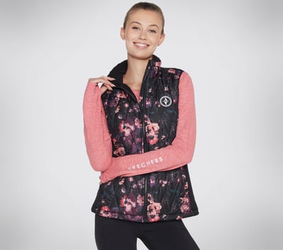 スケッチャーズ ゴーウォーク リニア フローラル ダイヤモンド ベスト（アジアサイズ）