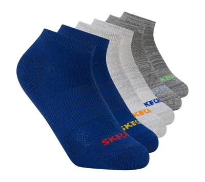 6 Pack Low Cut Non Terry Socks