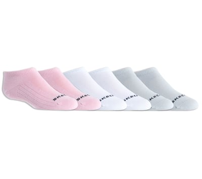 6 Pack Non Terry No Show Socks