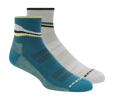 2 Pack Men's Quarter Trail Socks