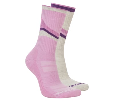 2 Pack Women's Crew Trail Socks