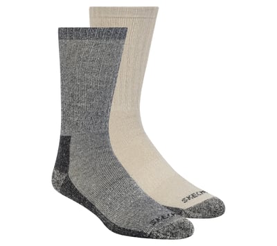 2 Pack Men's Crew Wool Socks