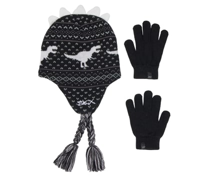 Glow In The Dark Dino Hat Set