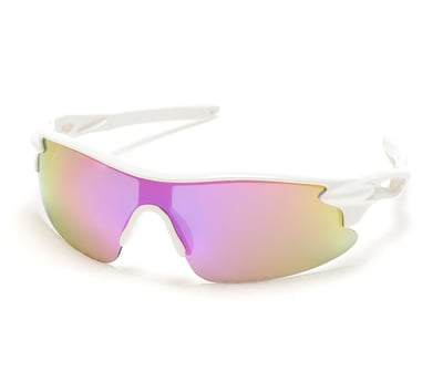 Semi-Rimless Sport Wrap Sunglasses