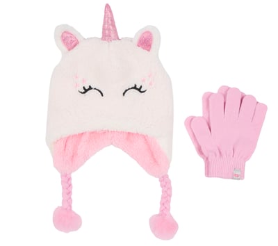 Tie Dye Unicorn Earmuff and Glove Set
