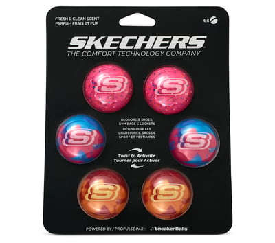 6 Pack SKX Sneaker Balls Confetti