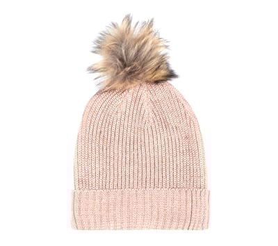 Marled Purl Beanie Hat