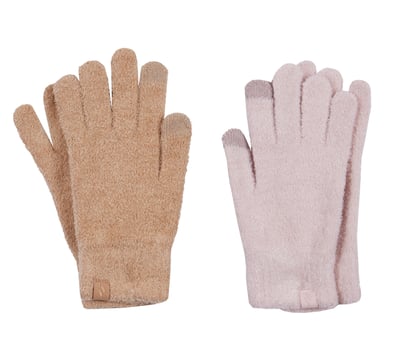 2 Pack Feather Yarn Gloves