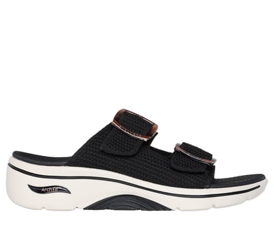 ◆SKECHERS◆ Women's Aria Sandals Slip-Ins SC0WSCFM031 Amazon.com | Skechers Women's Wedge Sandal, Black, 9