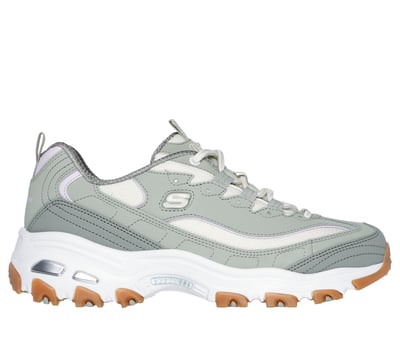 SKECHERS★D LITES AIRY 2.0★厚底★バイカラー★WHITE/GREEN SKECHERS☆D LITES AIRY 2.0☆厚底☆バイカラー☆WHITE/GREEN