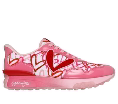 SKECHERS x J GOLDCROWN LOVE WALL POPPY★コラボ★ハート柄 SKECHERS x J GOLDCROWN LOVE WALL POPPY☆コラボ☆ハート柄