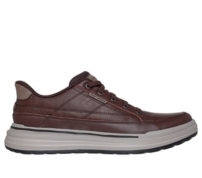 SKECHERS HAND'S FREE SLIP-INS ブラウン Amazon.com | Skechers USA Men's Men's Knowlson-Shore Thing
