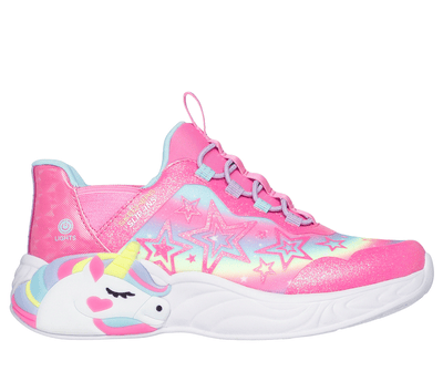 ⭐️新品未使用⭐️ スケッチャーズ　7色に光る靴　ハイカット　20センチ ライトアップシューズ(光る靴) | SKECHERS