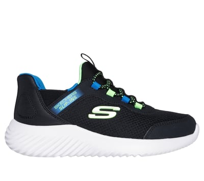 ピックルボール用Skechers ネイビー/イエローシューズ; Slip-on ピックルボール用Skechers ネイビー/イエローシューズ; Slip-on