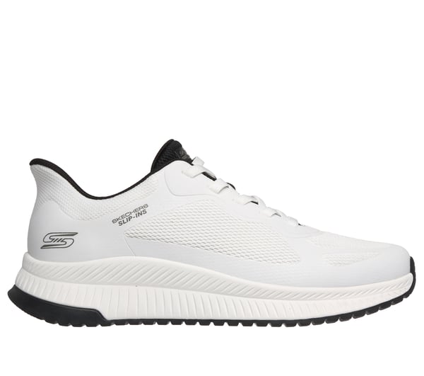Skechers Slip-ins: BOBS Sport Squad Chaos 4 — WHITE / BLACK