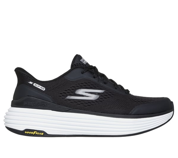 Skechers Slip-ins: Max Cushioning Suspension - Chrone — BLACK