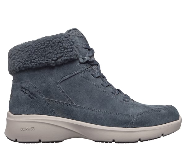 Skechers Slip-ins Waterproof: Glacial Ultimate - Trail Days — SLATE