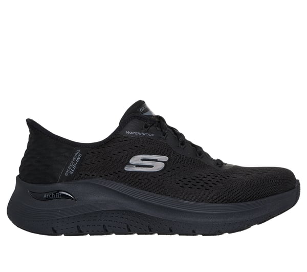 Skechers Slip-ins Waterproof: Arch Fit 2.0 - Morning Mist — BLACK