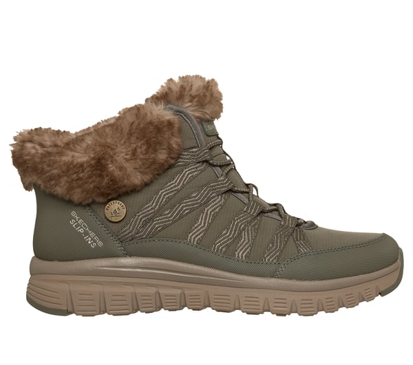 Skechers Slip-ins Waterproof: Graceful - Misty Strolls — OLIVE