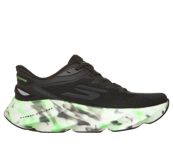 Skechers Slip-ins: Aero Burst - Glow in the Dark — BLACK / GREEN