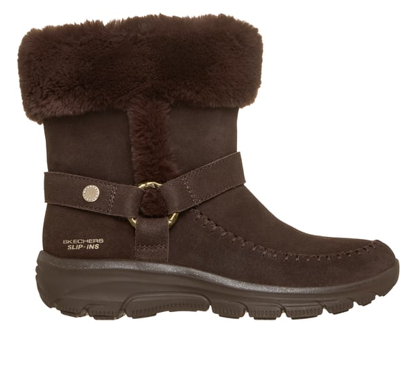 Skechers Slip-ins Martha Stewart Relaxed Fit: Easy Going - Cozy Estate — CHOCOLATE