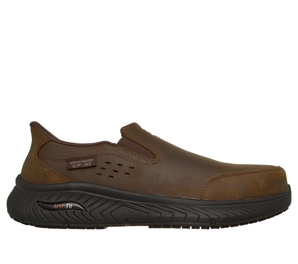 Tênis Skechers Slip-ins Work Slip-Resistant: Arch Fit Crosser
