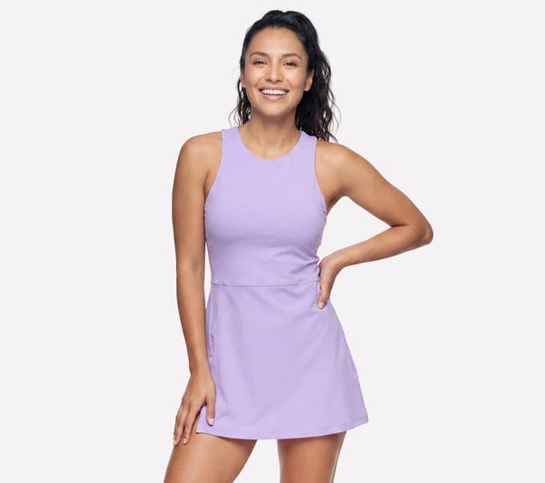 Ace Dress — PURPLE / CORAL