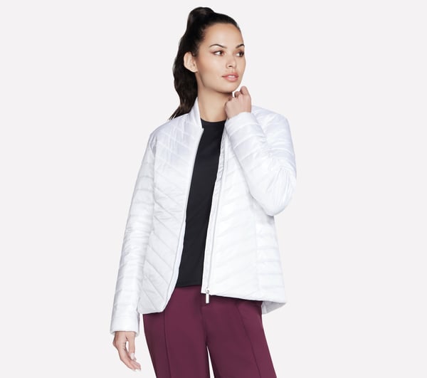 GO SHIELD Shine Jacket — WHITE