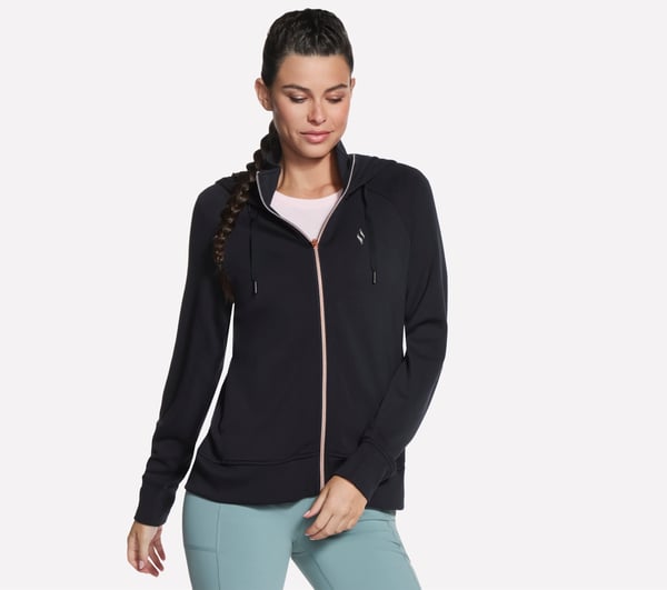 Skechluxe Elevate Full Zip Jacket — BLACK