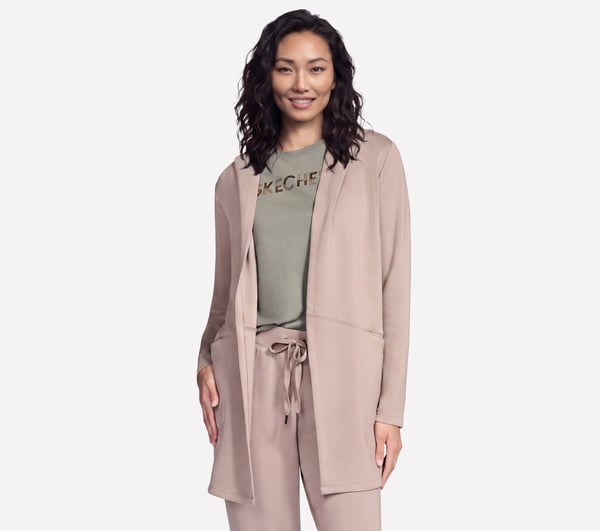 Cozy Luxe Restful Hoodigan — TAUPE / BROWN