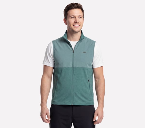 Weekend Vest — STONE / OLIVE