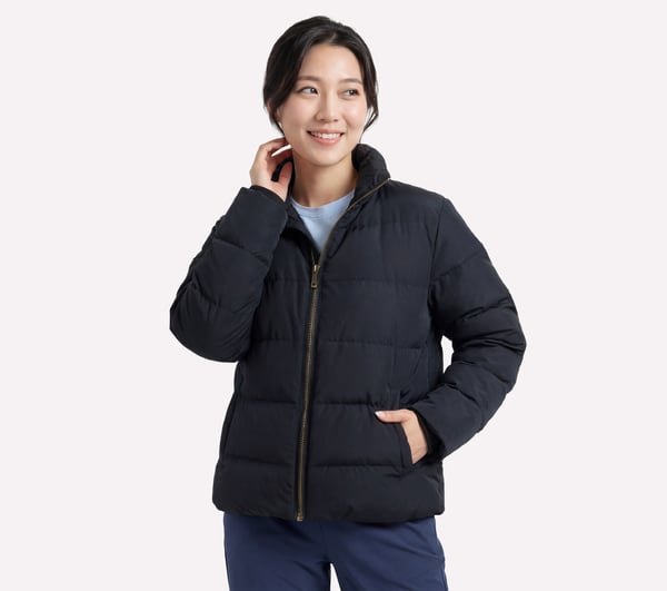 Cozy Fit Allure Down Jacket — BLACK