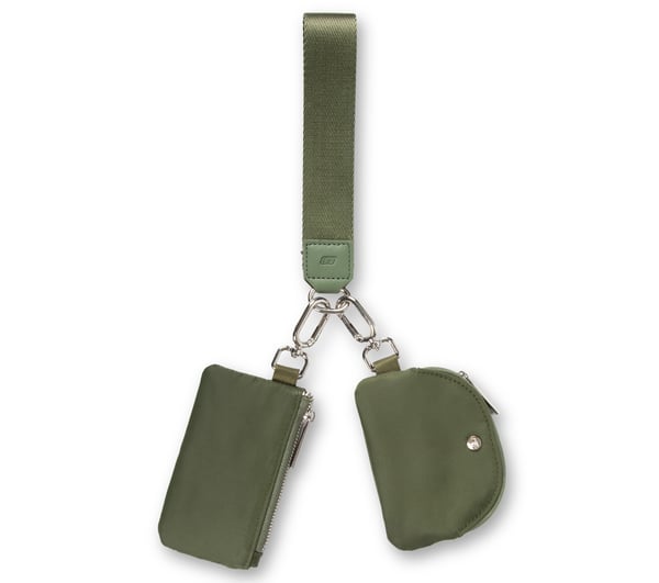 Keychain Double Pouch — OLIVE
