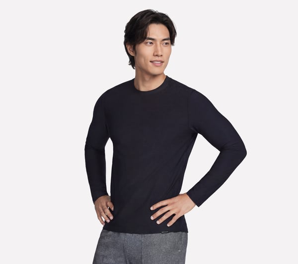 GO DRI All Day Long Sleeve Tee — BLACK