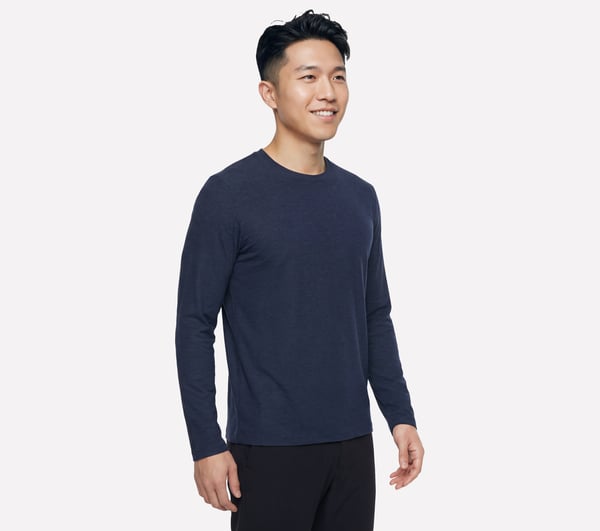 GO DRI All Day Long Sleeve Tee — NAVY