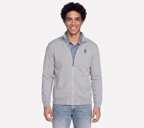 The Hoodless Hoodie GO WALK Everywhere Jacket — LIGHT GRAY