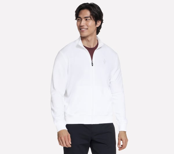 The Hoodless Hoodie GO WALK Everywhere Jacket — WHITE