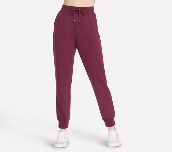 Cozy Luxe Jogger — BURGUNDY / PINK