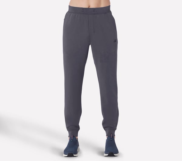 Skechers Cozy Luxe Elevate Jogger — BLACK / CHARCOAL