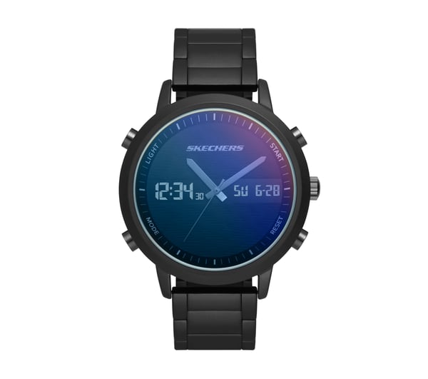 Skechers Lawndale Laser Watch — BLACK