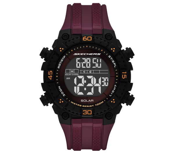 Solar Digital Watch — PURPLE