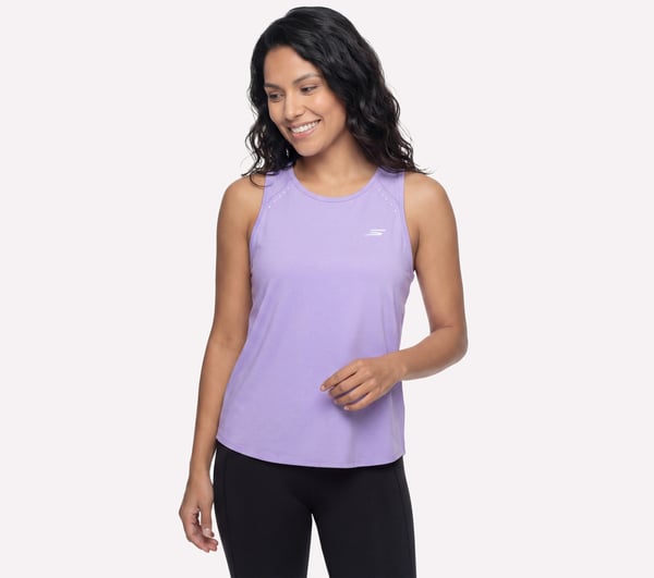 Stride Performance Tank — PURPLE / CORAL