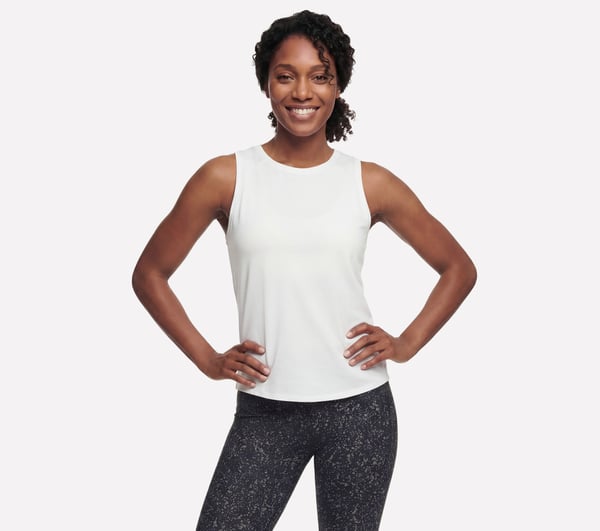 Stride Performance Tank — WHITE
