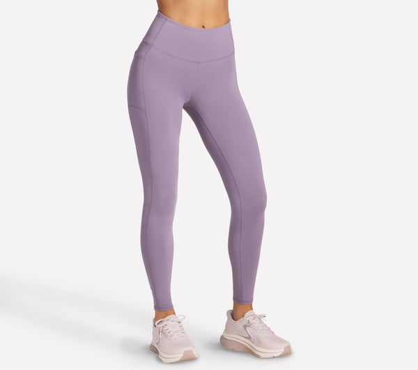 Skechers GO WALK High Waisted Legging — WHITE / BLUE