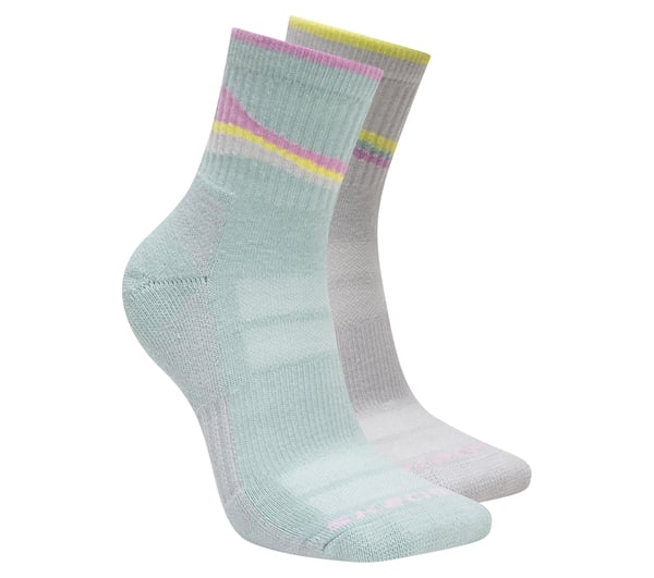 2 Pack Women's Trail Quarter Socks — LIGHT GREEN