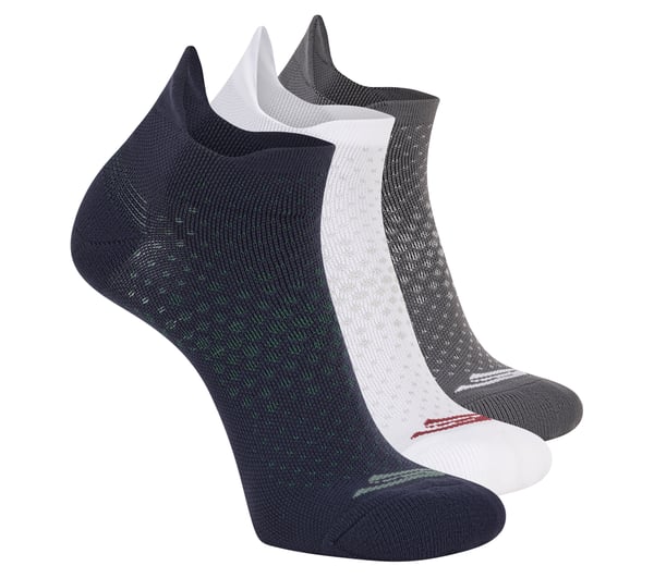 3 Pack Men's Low Cut Socks — BLUE  /  GRAY